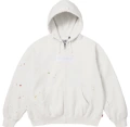 Splashed ink sweatshirt/white