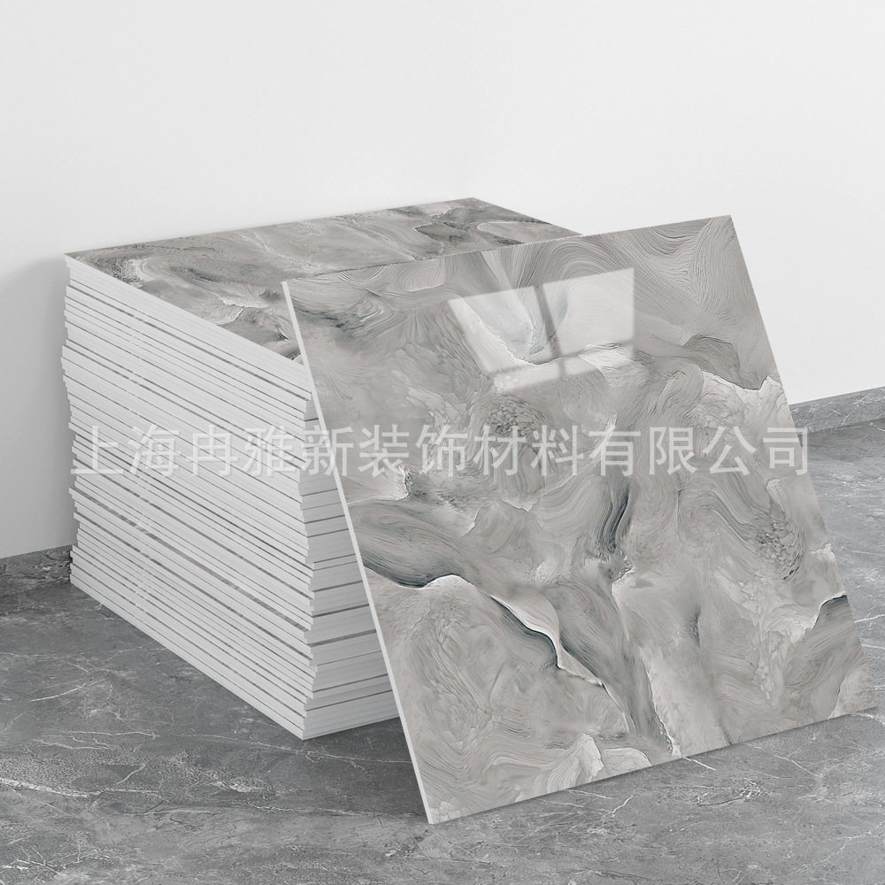 跨境外贸仿大理石鎏金3d墙面翻新装饰贴纸防油防水墙纸自粘瓷砖贴