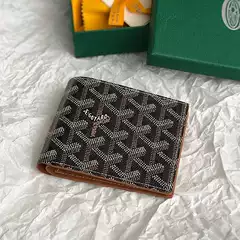 New Style Gaodeya Flip Coin Purse Printed Bifold Wallet Card Holder Business Card Case Unisex Large Capacity