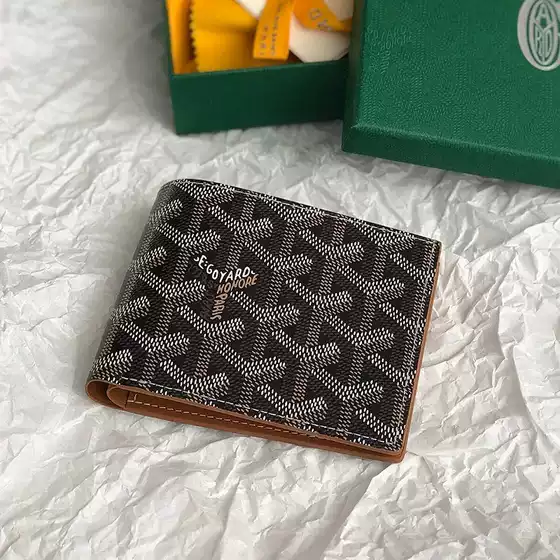New Style Gaodeya Flip Coin Purse Printed Bifold Wallet Card Holder Business Card Case Unisex Large Capacity