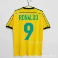 1998 brazil home custom #9 jersey