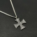 Letter cross necklace