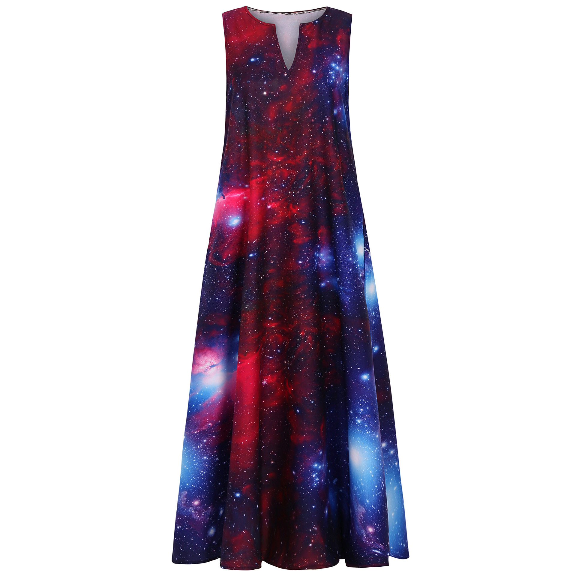 Women's Printed Sleeveless Dresses