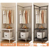 Corner Coat Rack Cyber Celebrant Two-in-One Hanger Floor-Standing Vertical Multi-Layer Hanger Thickened Swivel Hanger