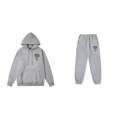 8909 Gray Set [Embroidered Fleece-Lined]
