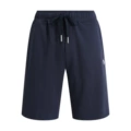 Royal blue white label