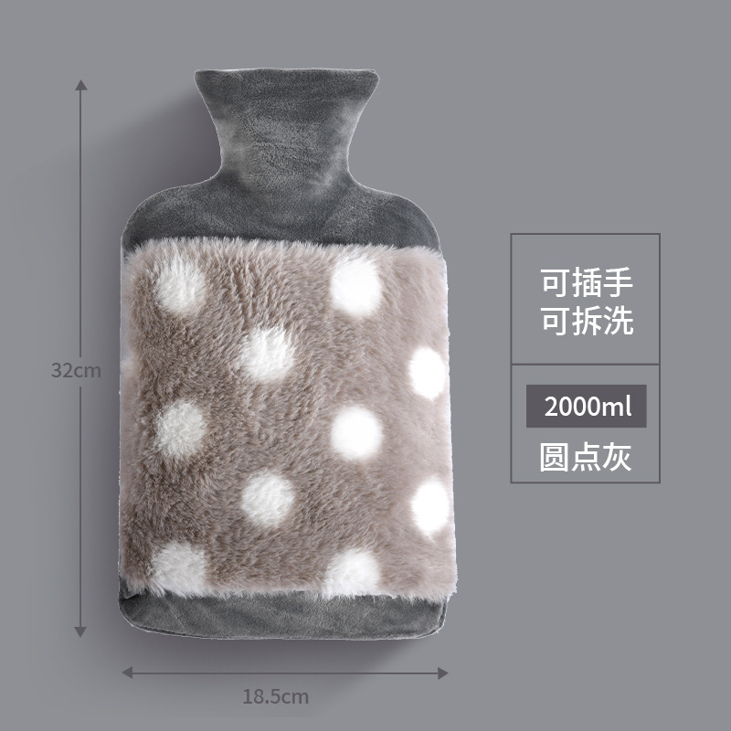 ポルカドットグレー