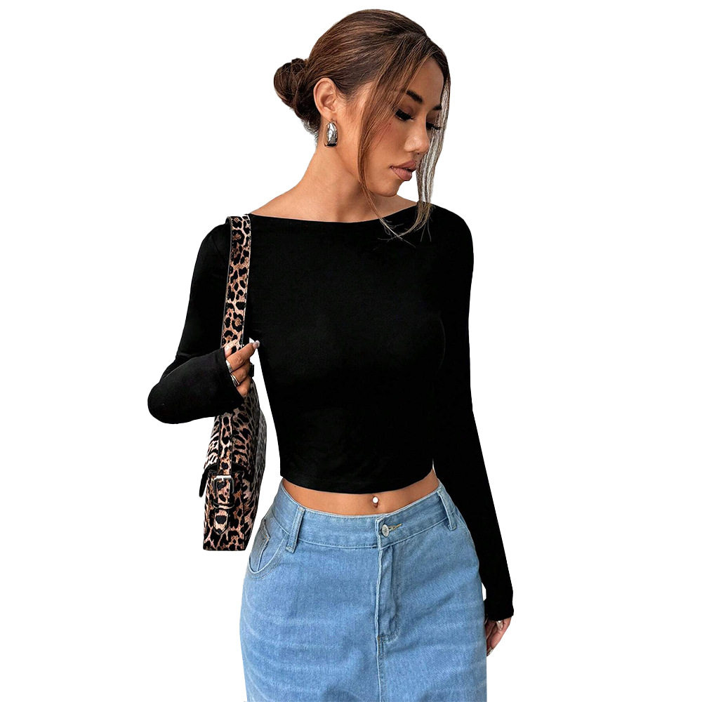 Womens Sexy Backless Crop Top Spring Summer Collection Trendy Design Wholesale Available factory direct