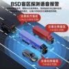Cross-Mirror Semi-Trailer Truck Five-Way Monitoring High-Definition Night Vision Reversing Image 12V24V Universal 5-Way Recorder Mp5