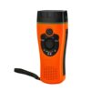 New hand power flashlight 3led flashlight earthquake emergency relief flashlight with radio FM in stock