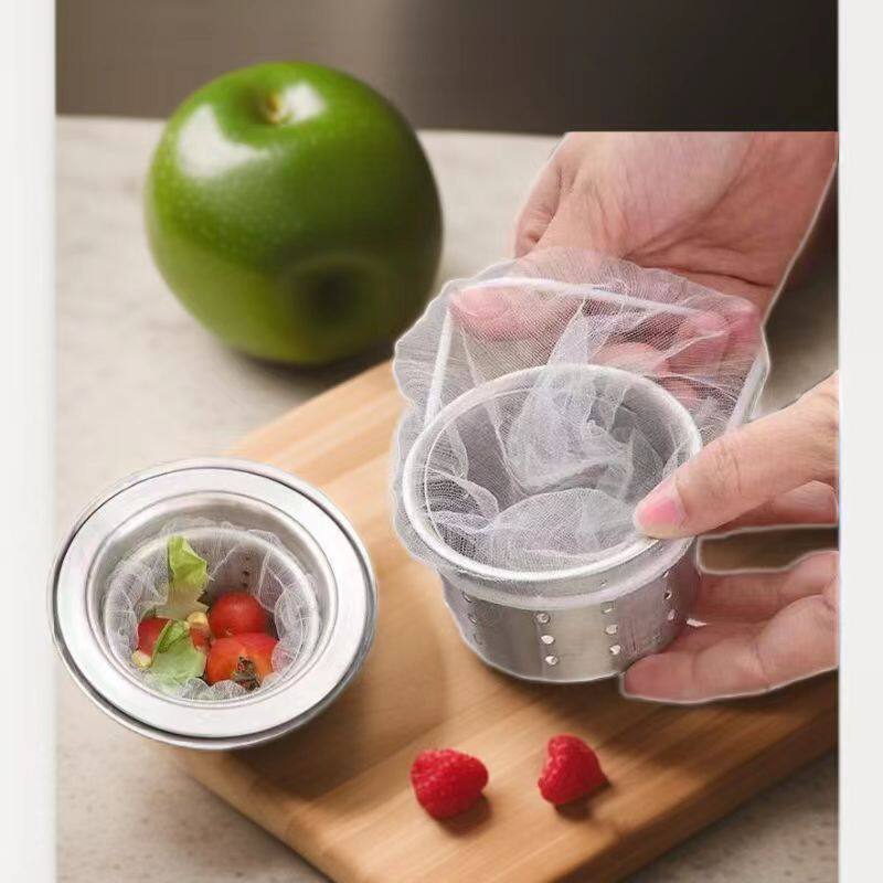 Disposable Kitchen Sink Strainer for Draining Dishes, Sink Floor Drain, Hair and Waste Filter to Prevent Clogging and Drainage