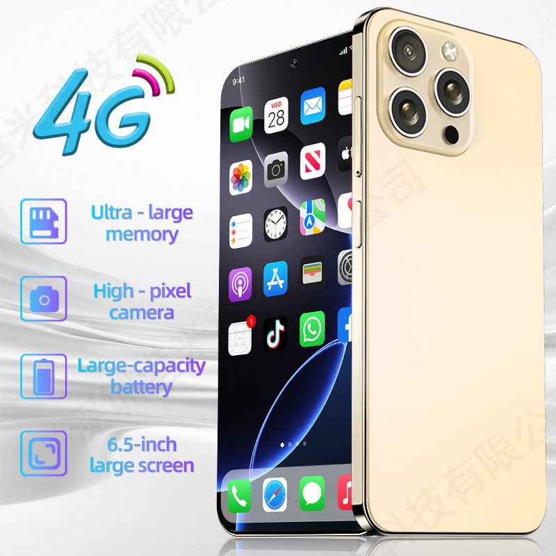 Трансграничный смартфон 2025 года I16 promax Android phone Aliexpress совершенно новый, нераспечатанный, заводская оптовая цена Изображение 1