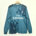 1718 green real madrid away long sleeve jersey