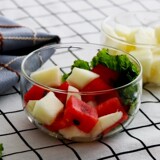 Миска из термостойкого стекла в японском стиле, миска для фруктового салата, бытовая прозрачная детская миска для яиц на пару, миска для десерта из йогурта с двойной кожурой и молока