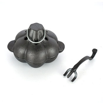 Cast Iron Large Bbq Grill Garlic Iron Pot Grilled Orange Tea Stewed Chestnuts Dried Fruit Double-Eared Grill Pot