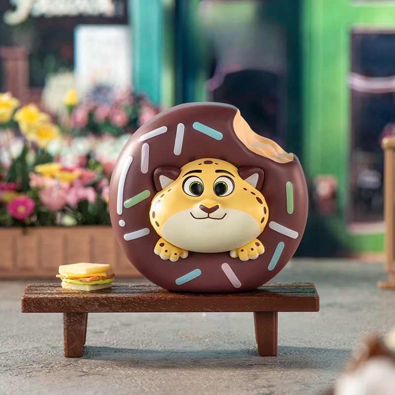 Authentic Zootopia Afternoon Tea Series Blind Box Mini Figure Toys Cute Dolls Trendy Anime Peripherals