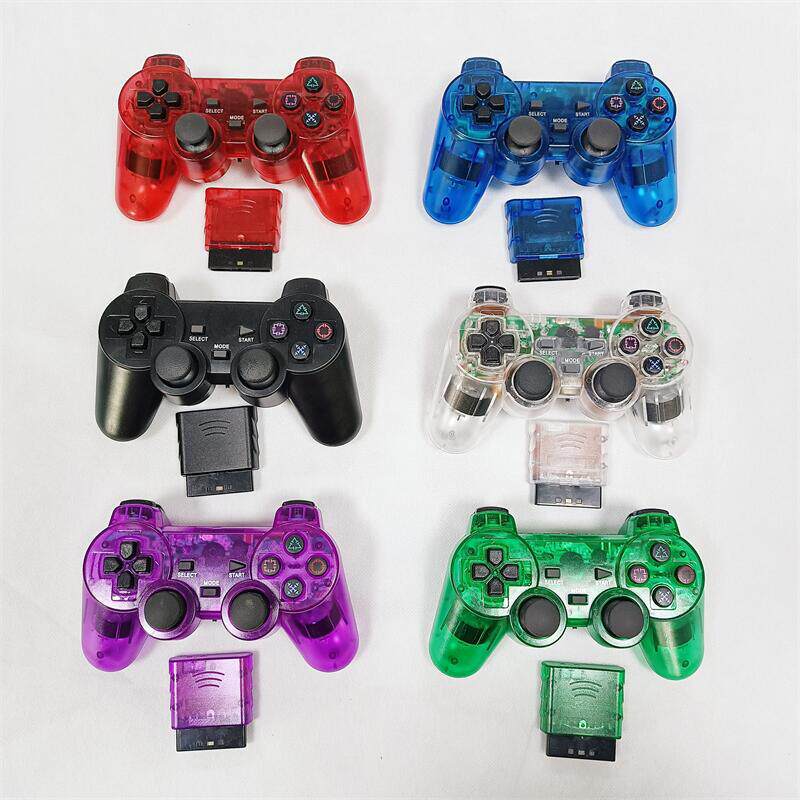 in stock Hot Sale P2 Handle Dual Vibration 2.4G Wireless Support P2 Transparent Wireless Gamepad Color Transparent