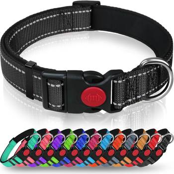 Amazon Dog Collar Adjustable Reflective Dog Collar Dog Necklace Pet Collar Nylon Collar Pet Accessories