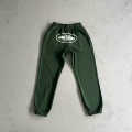White printed army green/pants