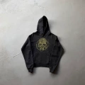 9276 washed multi-dimensional skull sweatshirt