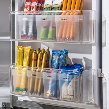 Refrigerator Side Sauce Packet Classification Plastic Storage Box DIY Combination Drawer Storage Box Drawer Type