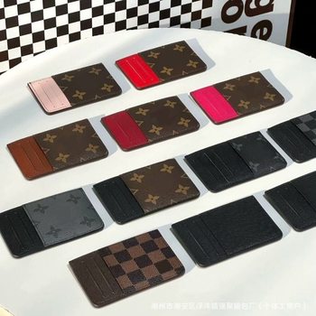 New European and American Classic Printing Export Fashion Card Holder Multi-Card Slot Protective Cover Small Coin Purse Multi-Functional Thin Card