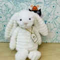 White striped gold label bonnie rabbit 31cm