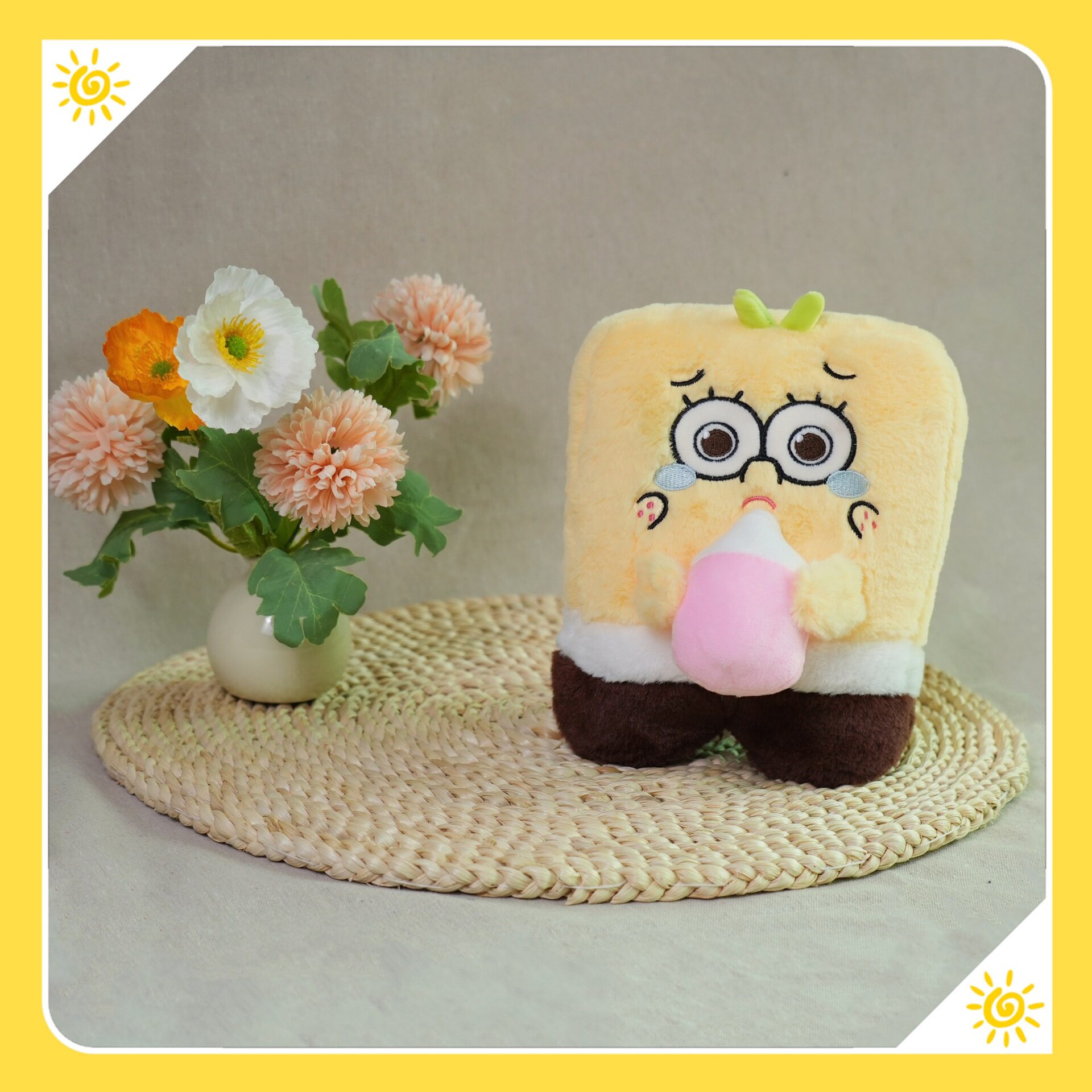 新款跨境八寸毛绒玩具抓机娃娃公仔流量款布娃娃婚庆抛洒厂家批发