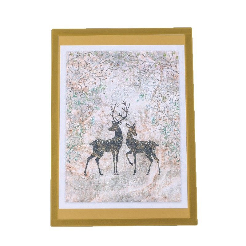 Magnetic Display Sticker A4 Magnetic A3 Wall-Mounted Photo Frame Id Certificate Storage Business License Protective Cover Soft Magnetic Sticker