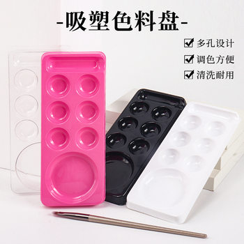 Wholesale Macaron Manicure Palette Beauty Store Nail Polish Glue Pattern Embroidery Color Pigment Color Mixing Special Tools