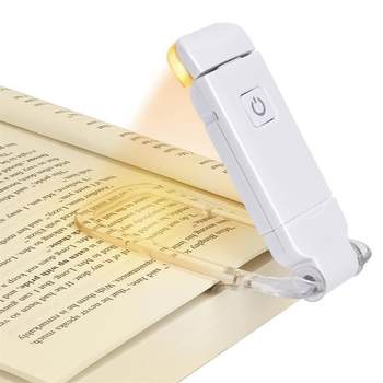 Mini Book Clip Lamp Table Lamp Folding Night Light Factory Portable Eye Protection Reading Lamp Cross-Border Amazon Hot Selling