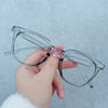 New Men's and Women's Youth Glasses Frame Modified Plain Mirror Simple Lightweight Plastic Frame Anti-blue Light Finished Mirror