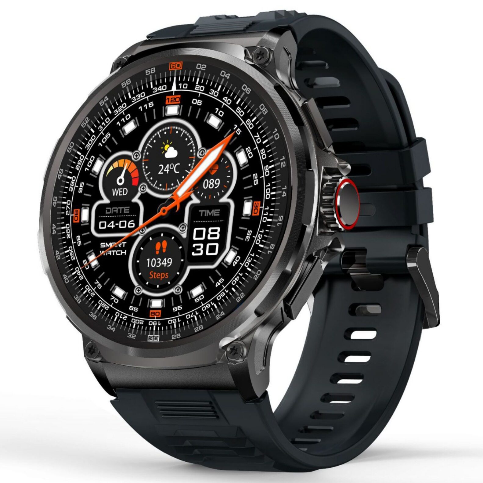 Cross-Border V69 Smart Watch 1.85inch Bluetooth Call Large Screen Heart Rate Blood Oxygen Multi-Sport Waterproof Smart Watch