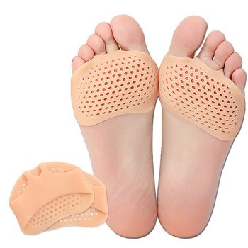 Forefoot Pad Silicone Breathable High-Heeled Shoe Pad Half-Size Pad Honeycomb Heel Cover for Girls Wearing High Heels