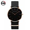 40mm Japanese movement waterproof belt watch men's casual cross-border new generation simple quartz watch wholesale
