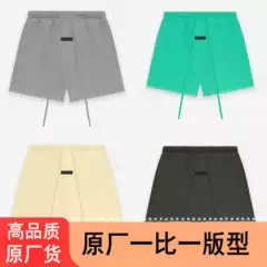 2024 new FOG double line Essentials silicone small label letters high street beautiful tide shorts for men and women Ningbo goods
