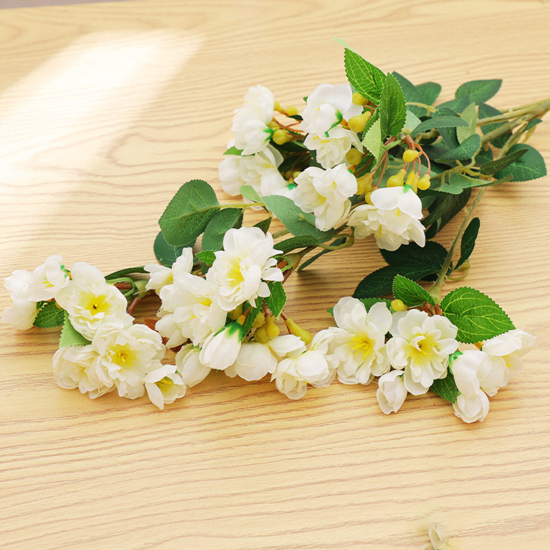 Artificial Flower Material White Wedding Hall Hotel Wedding Decoration Set Road Fake Flower Decorative Flower Cross-border Foreign Trade