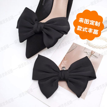 Women's Leather Shoes, High Heels, Shoe Flower Accessories, Shoe Clip, Small Polka Dot Bow Shoe Clip, DIY Shoe Decoration, Removable
