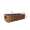 Imitation Rattan Kitchen Storage Box Hand-Woven Basket Desktop Snack Sundry Storage Box Cosmetics Storage Basket