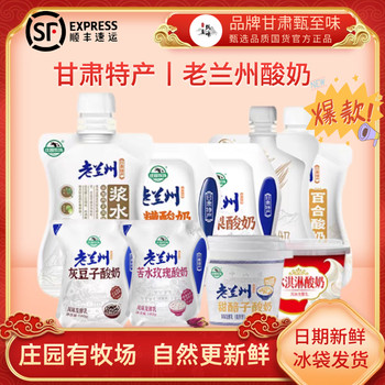 Pulp Yogurt Combination Original Gansu Flavor Fermented Milk Drink Nutritional Breakfast Lanzhou