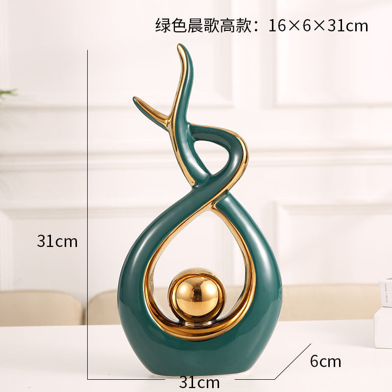 新中式高档酒柜装饰品餐边柜摆件客厅创意家居饰品室内软装装饰