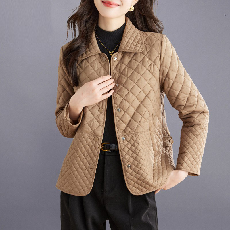 (Mới) Mã L3571 Giá 1830K: Áo Khoác Nữ Wotdyi Áo Khoác Bông Kẻ Caro Hàng Mùa Xuân Thu Đông Kẻ Caro Thời Trang Nữ Chất Liệu Vải Bông G05 Sản Phẩm Mới, (Miễn Phí Vận Chuyển Toàn Quốc).