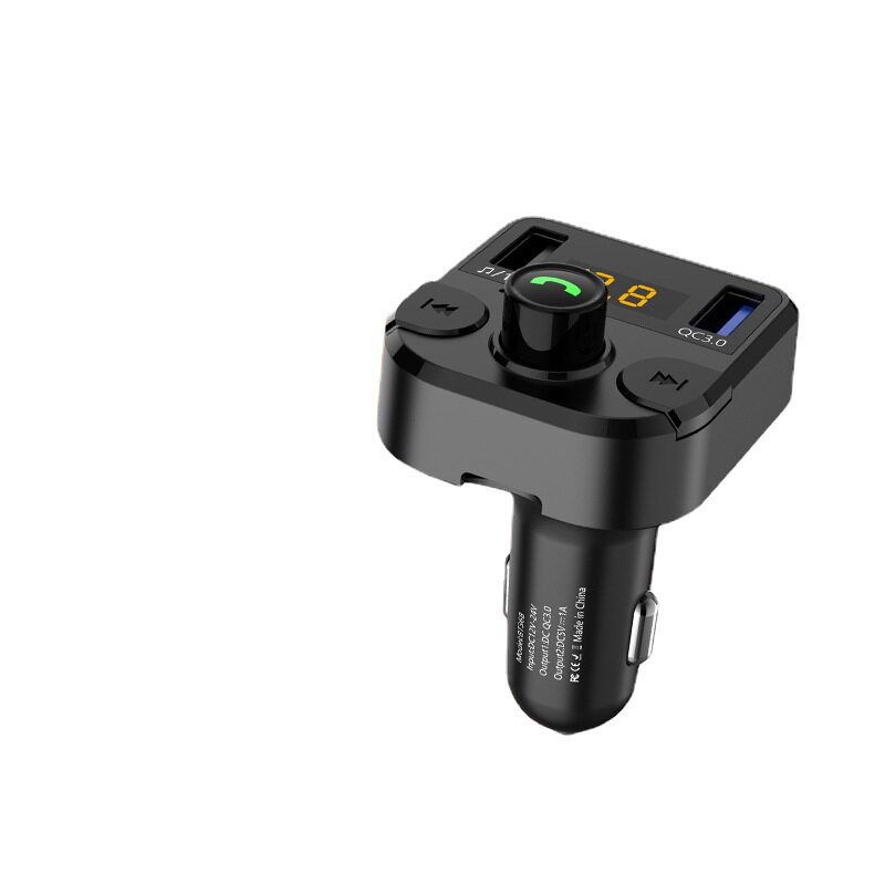 Car MP3 Car Bluetooth Player FM Transmitter Bluetooth Adapter Car Hands-Free Call Mobile Phone Charging