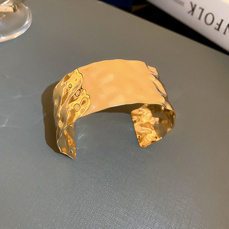 欧美跨境简约时尚手镯臂环小众冷淡风气质手环高级感百搭手饰批发