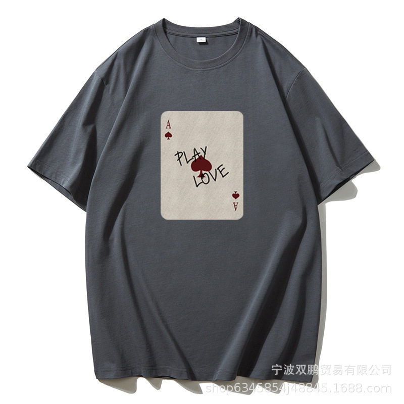 Cotton Short Sleeve T Shirt Loose Fit Round Neck Soft Fabric Unique Print Casual Wear for Women OEM Available