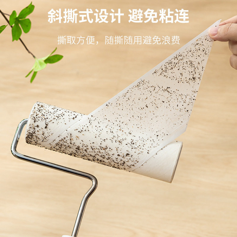 Hair Sticker Tearable Roller Dust Sticky Paper Hair Sticky Roll Household Clothes Hair Sticky Pet High Efficiency Hair Sticky Hair Removal Artifact