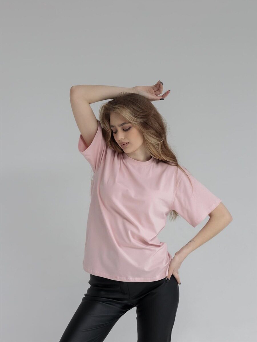 Womens Loose Fit Solid Color T Shirt 100 Cotton Short Sleeve Versatile Style Spring Summer Collection Wholesale