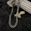 L020-10mm + Cuban necklace 50cm