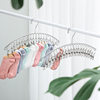 Drying Rack Multi-clip Household Hanging Clothes Stainless Steel Drying Socks Clip Dormitory Windproof Multifunctional Drying underwear Socks Clip