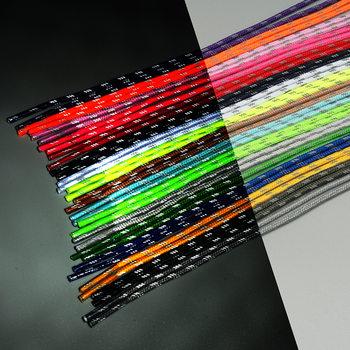 in stock 3mm Twill Reflective Highlight Luminous DIY Braided Round Rope Trouser Rope Reflective Cap Rope Round Reflective Shoelace